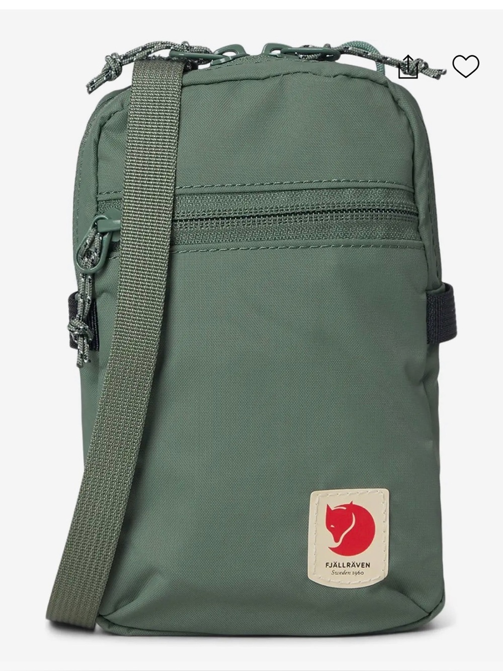 Fjallraven Green Kånken Shoulder Pouch